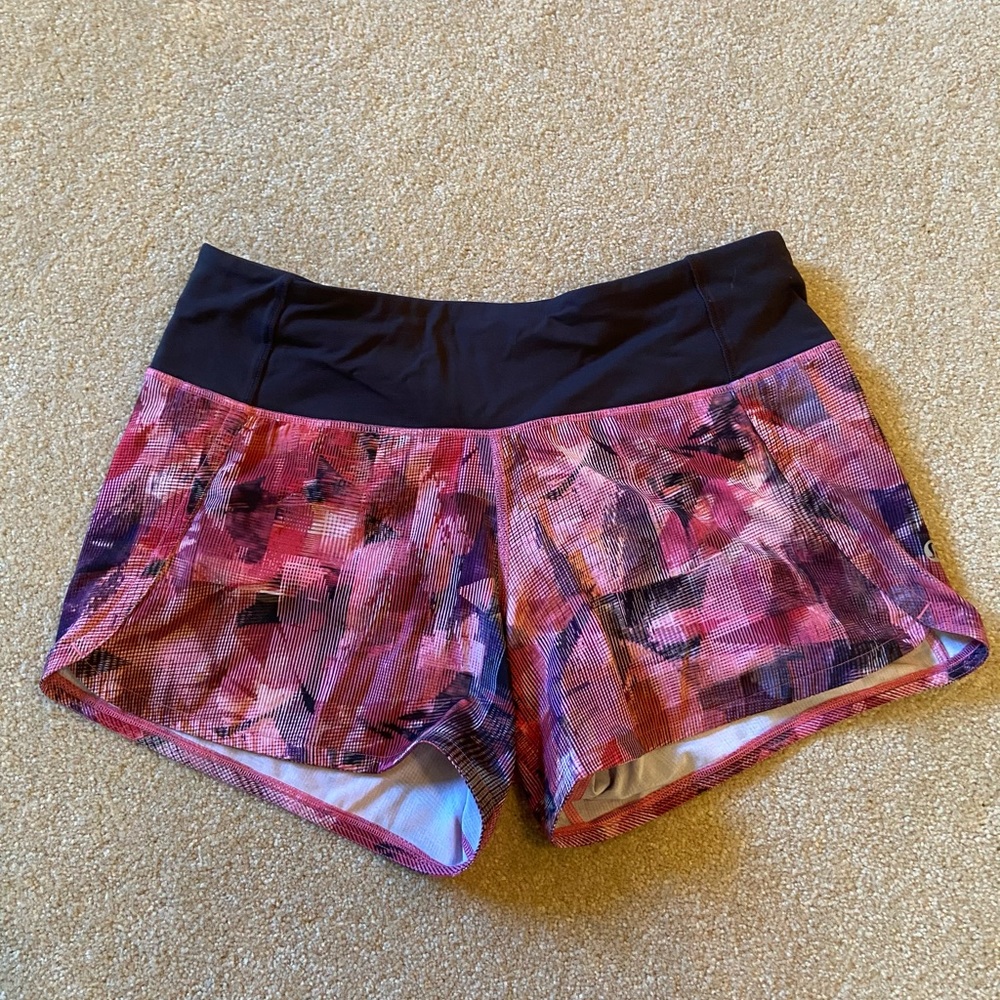 Lululemon speed shorts